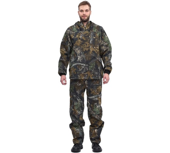 Изображение товара Костюм туристический ПРТНЦФ с сеткой URSUS цвет КМФ "Дубок", ткань Грета КОС285-К29/44-46, 182-188
