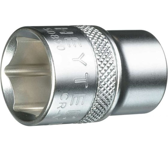 Изображение товара Головка торцевая шестигранная (22 мм; L-38.5 мм; 1/2DR) HEYTEC HE-50850602283