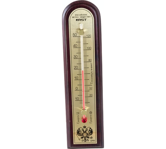 Изображение товара Спиртовой комнатный термометр RST, цвет махагон RST05937