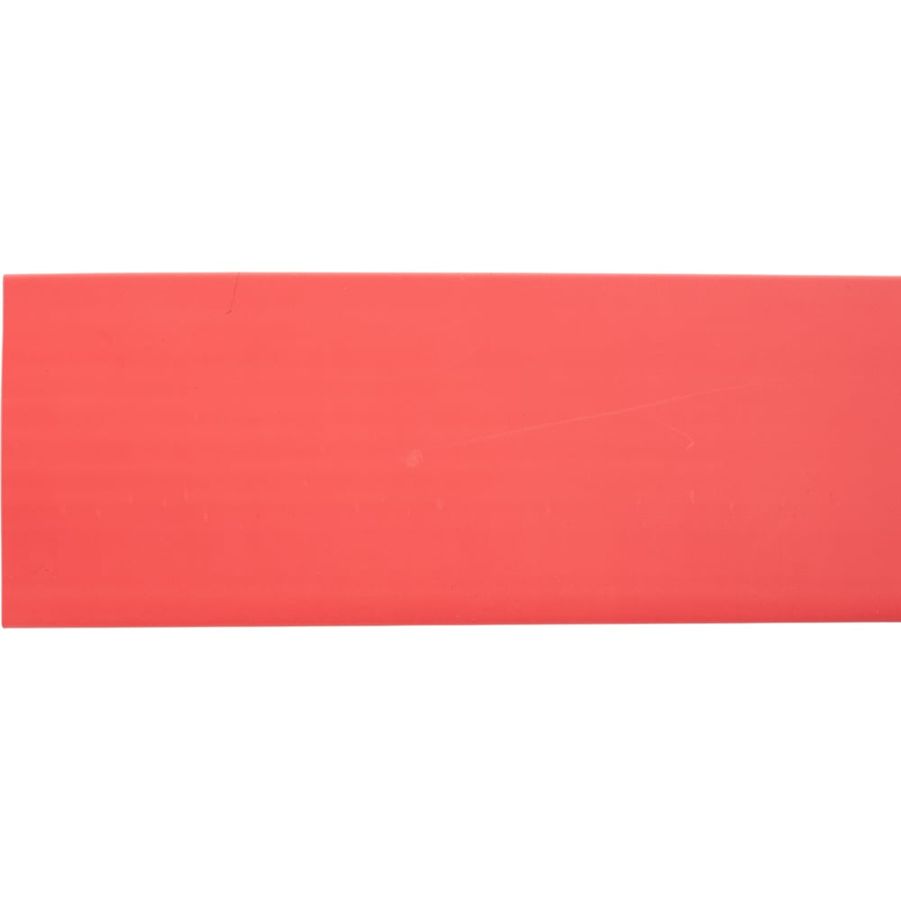 Изображение товара Термоусадочная трубка ТНТ КВТ 30 на 15 красная нарезка 1 м для электромонтажа