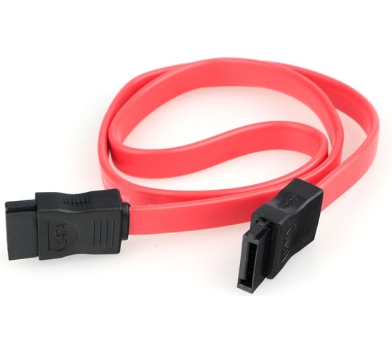 Изображение товара Кабель интерфейсный Cablexpert SATA, Sata3 7pin / 7pin, медн.проводник, 50см, пакет, CC-SATA-DATA-N