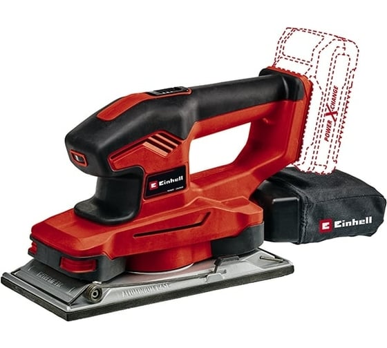 Изображение товара Аккумуляторная вибрационная шлифмашина Einhell PXC TE-OS 18/230 Li-Solo 4460720