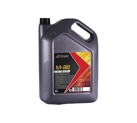 Изображение товара Моторное масло AKross минеральное, М-8В, 10 л AKS0042MOM