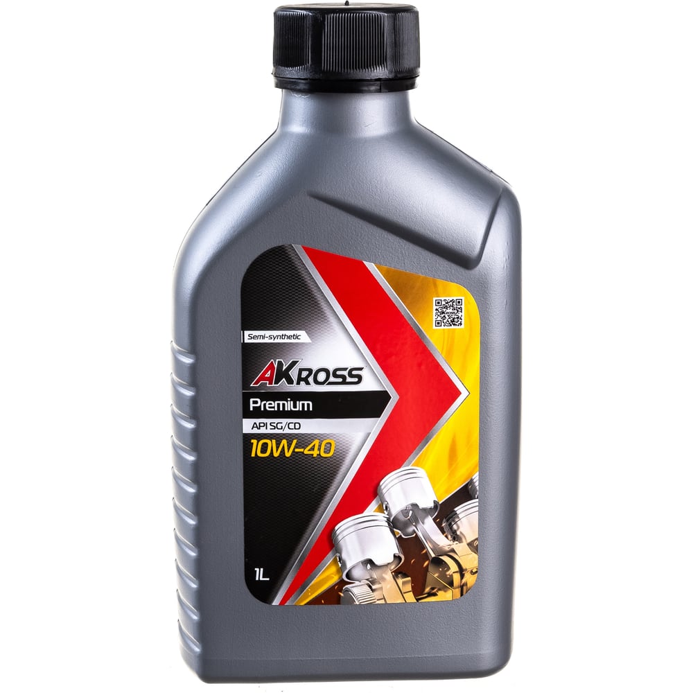 Моторное полусинтетическое масло AKross масло моторное полусинтетическое 10w40 rosneft magnum maxtec 1 л 40814732