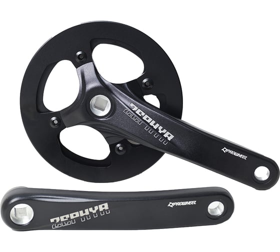 Изображение товара Система PROWHEEL ZEPHYR-238A, 38T 175 мм, FAT, AL-6061-T6, под квадрат, CHAINLINE:70, BCD:104, черный H000017510