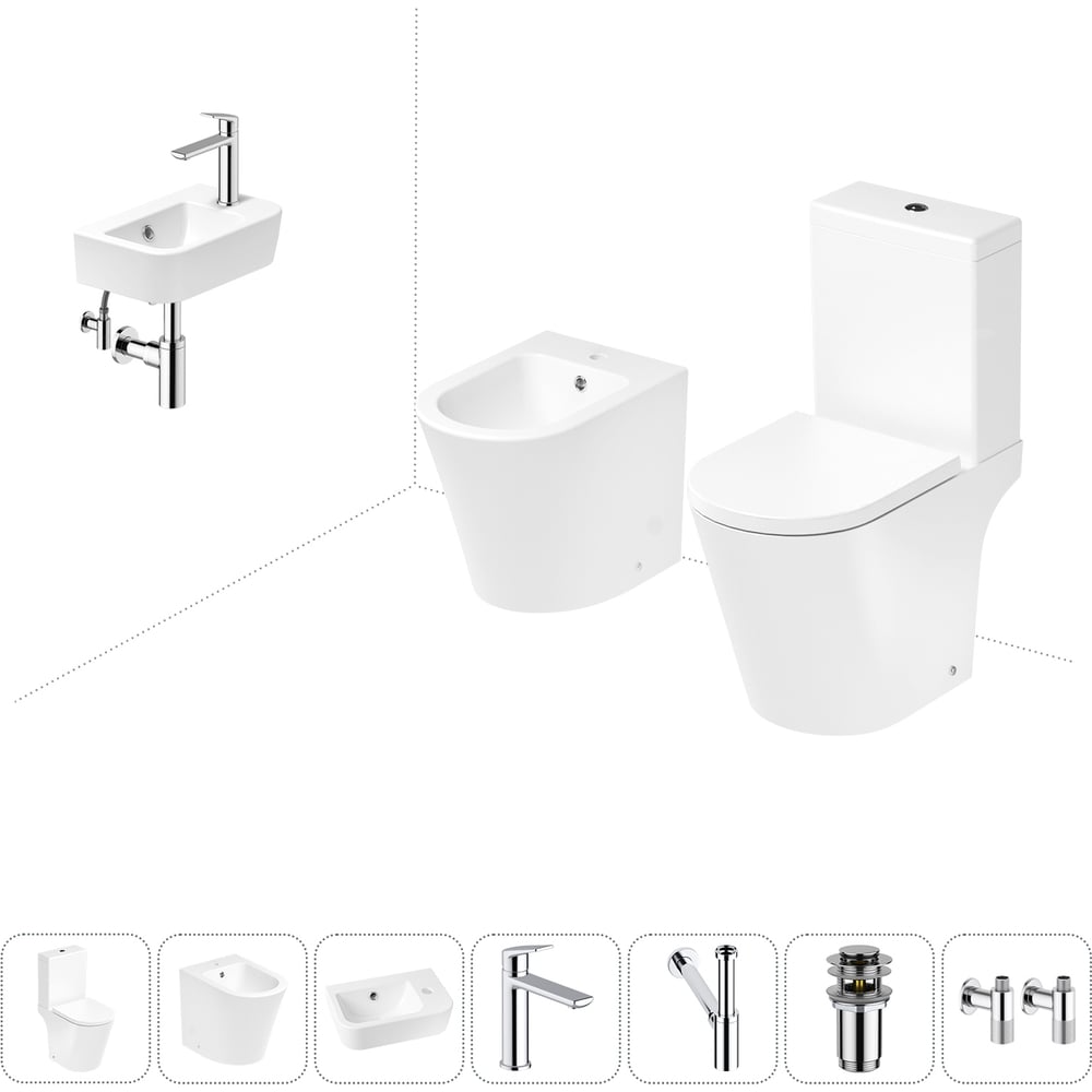 Изображение товара Унитаз-компакт Lavinia Boho Biore 7 в 1 для туалета