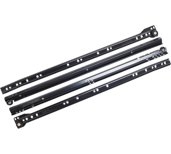 Изображение товара Направляющие StahlBuro роликовые, 2 шт., 500/0,8 мм, черный 16313