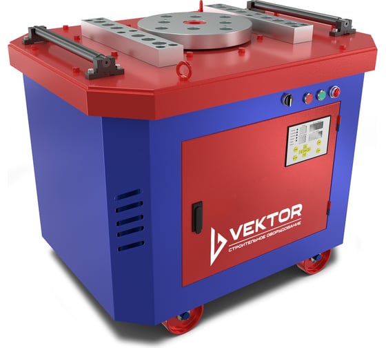 Изображение товара Станок для гибки арматуры VEKTOR GW40(М) с электронным блоком управления (ЧПУ) 00-00007908