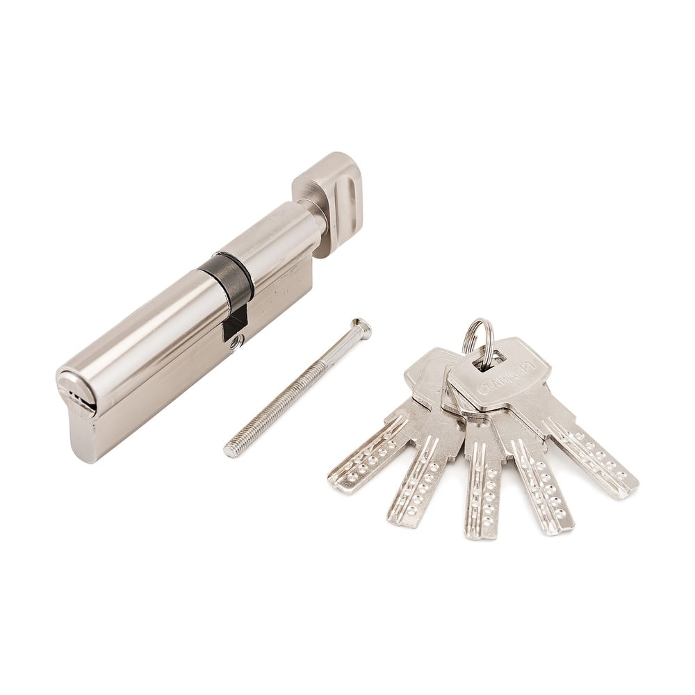 Изображение товара Цилиндровый механизм Стандарт F-02 80 CP с 5 ключами