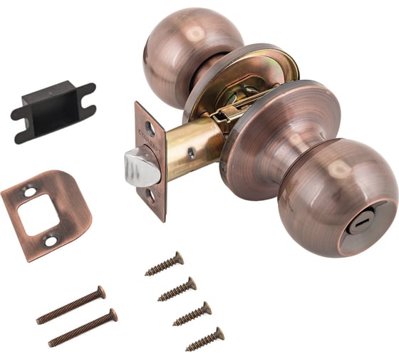 Изображение товара Защелка Стандарт 607 BK AC медь, фиксатор 9868