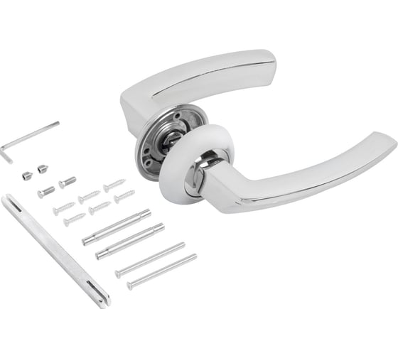 Изображение товара Комплект ручек Стандарт P93 CP хром, квадрат 140 мм 16997