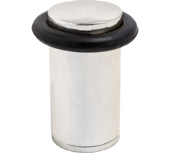 Изображение товара Ограничитель дверной Стандарт 588А-1 CP хром, европакет, цилиндр 13039