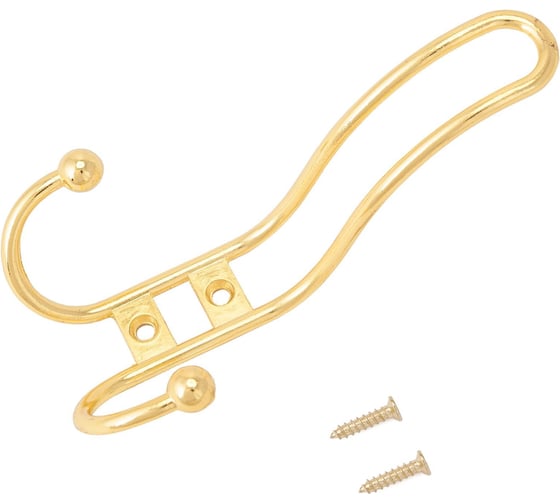 Изображение товара Крючок-вешалка Стандарт 208 A GP золото, европакет 10212