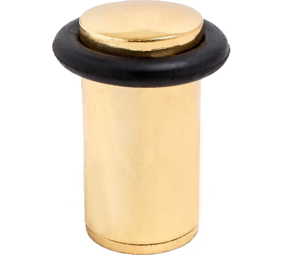 Изображение товара Ограничитель дверной Стандарт 588А-1 GP золото, европакет, цилиндр 13040