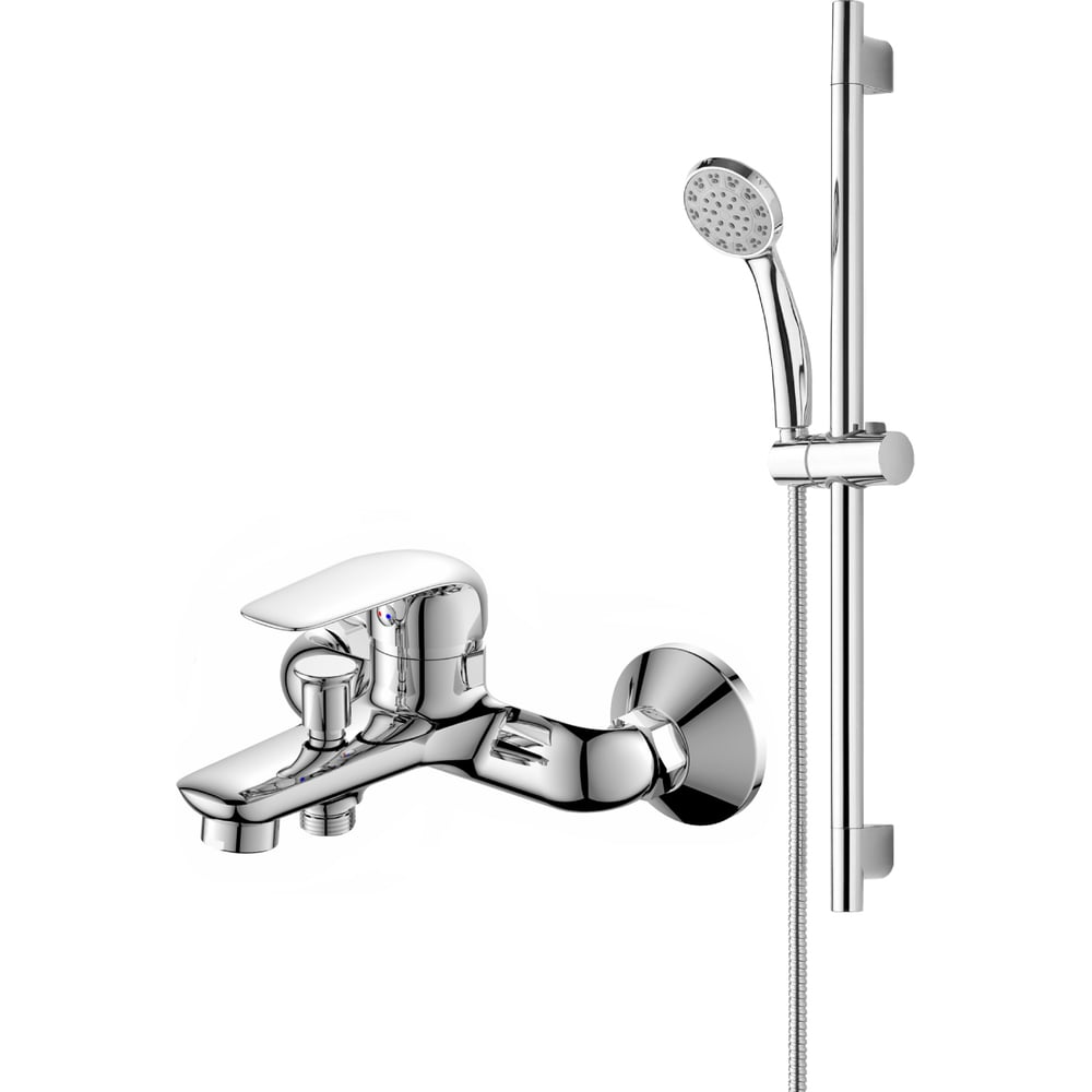 Изображение товара Смеситель для ванны с душ.гарнитуром ORANGE Iris хром M41-611cr