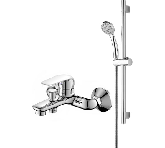 Изображение товара Смеситель для ванны с душ.гарнитуром ORANGE Iris хром M41-611cr