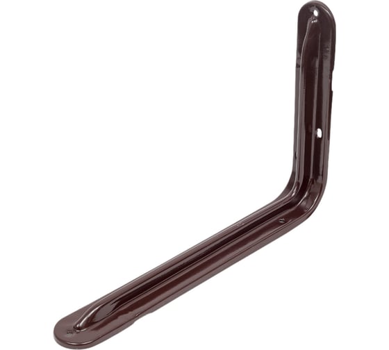 Изображение товара Усиленный уголок-кронштейн FIT IT коричневый 200x300 мм, 1,0 мм 65973