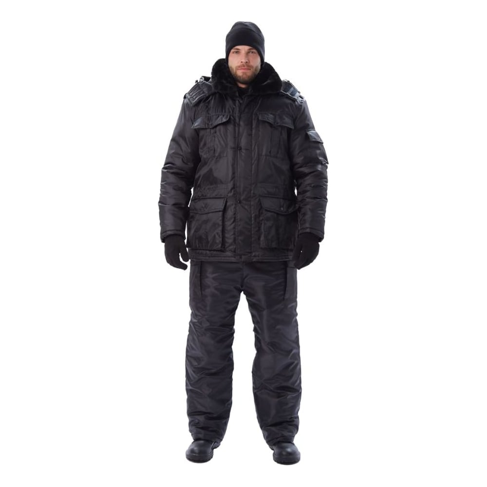 Изображение товара Куртка мужская зимняя URSUS Охрана черная КУР606-280/52-54