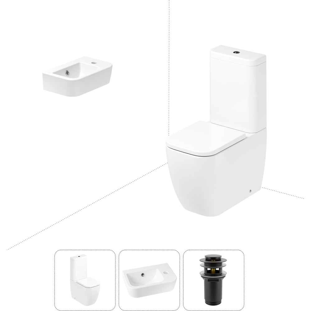 Изображение товара Унитаз-компакт Lavinia Boho One с раковиной для туалета