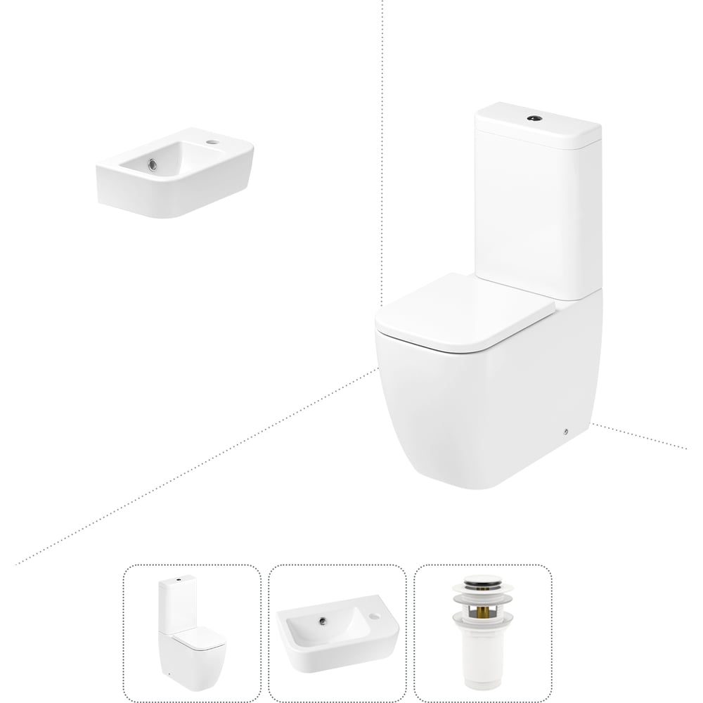 Изображение товара Унитаз-компакт Lavinia Boho One с раковиной и микролифтом