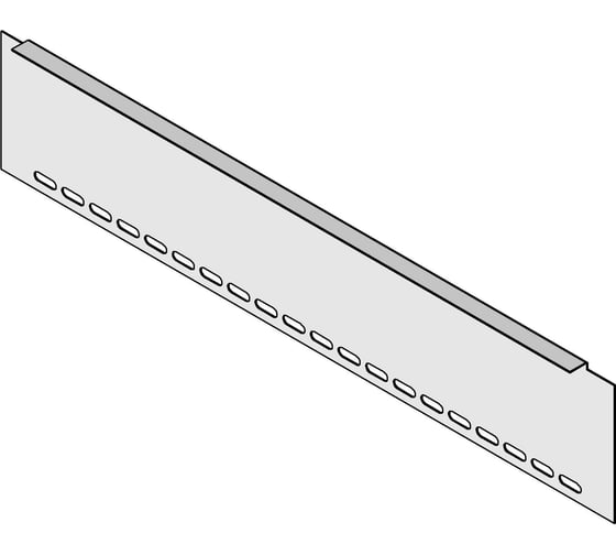 Изображение товара Полка отсека учета MULTICOLOR ВРУ (630) (оц.) IP31/IP54 (ШхВ) Sоц 1,0 мм MLT.VRU.163.SOC10