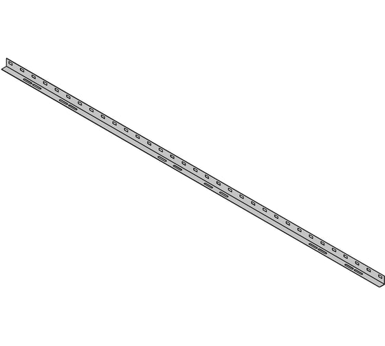 Изображение товара Уголок перфорированный MULTICOLOR для установки пластрона (1800) IP31/IP54 (ШхВ) RAL 7035 MLT.VRU.UPP.1640