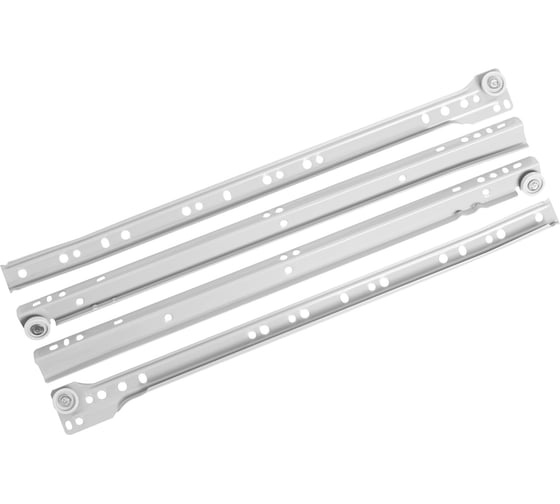 Изображение товара Направляющие StahlBuro роликовые, 2 шт., 400/0,8 мм, серый 16317