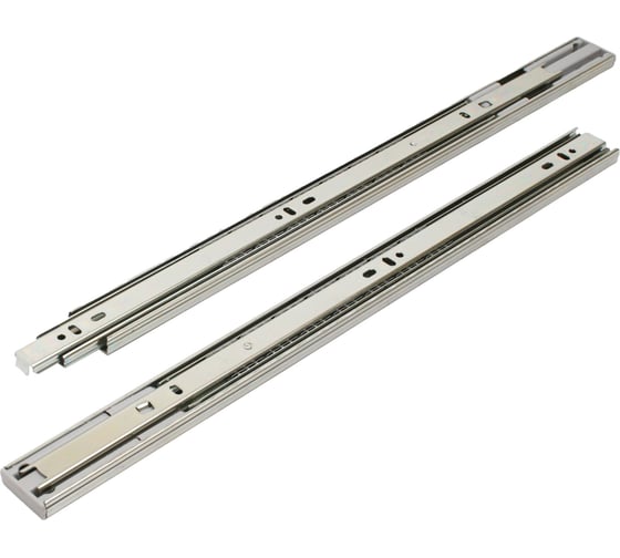 Изображение товара Направляющие StahlBuro шариковые, с доводчиком, 2 шт., 35-400 /16/ хром 16331