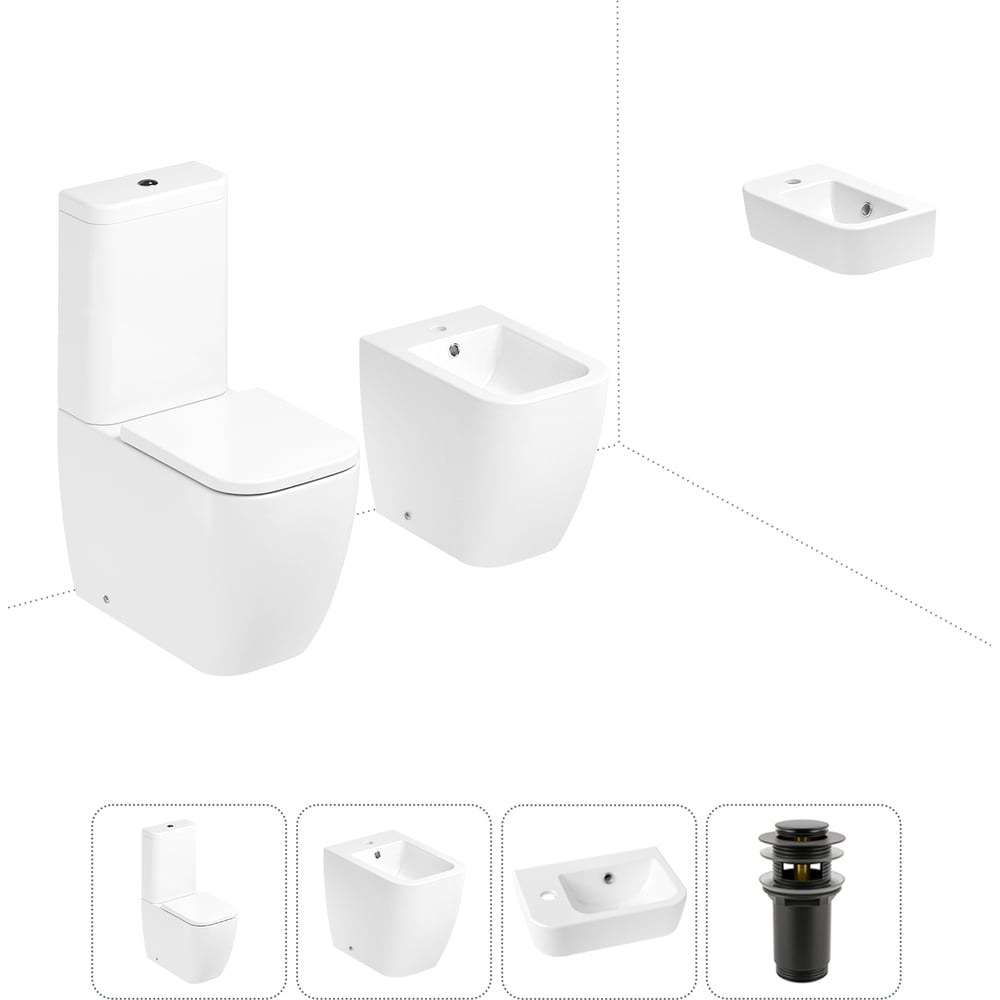 Изображение товара Унитаз-компакт Lavinia Boho One 4 в 1 комплект для ванной комнаты