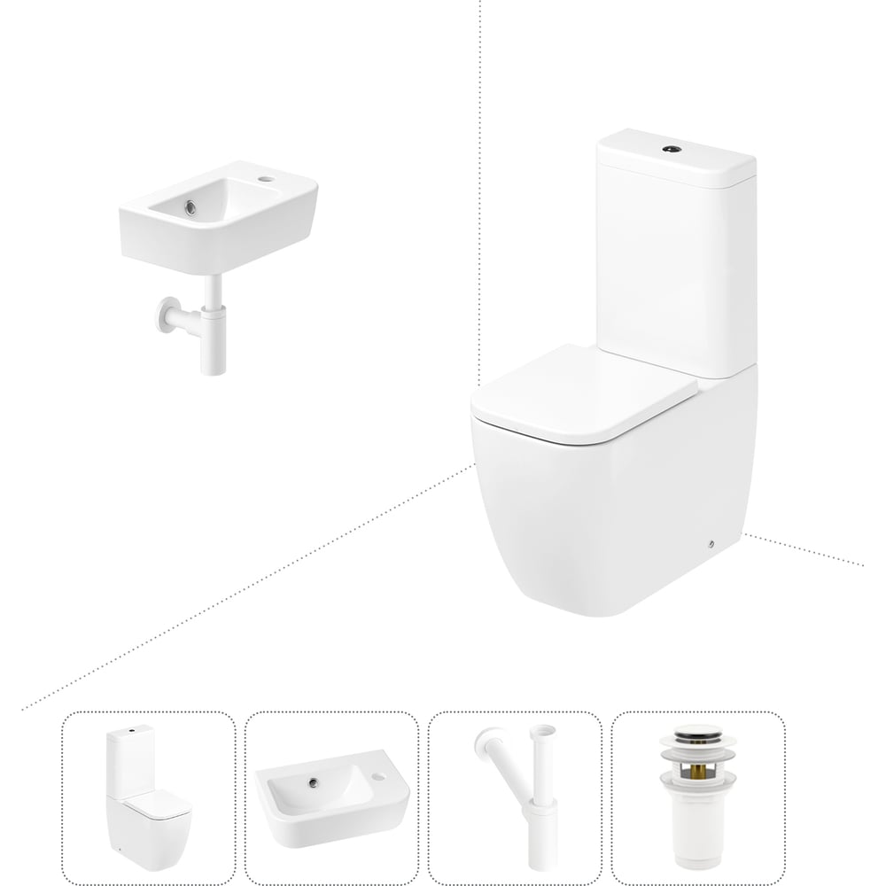 Изображение товара Унитаз-компакт Lavinia Boho One 4 в 1 для туалета