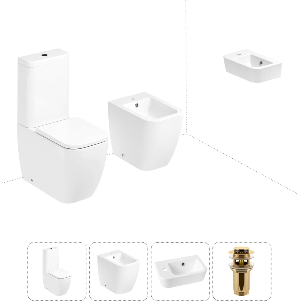 Изображение товара Унитаз-компакт Lavinia Boho One 4 в 1 для туалета