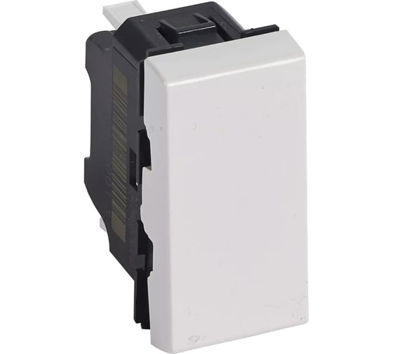 Изображение товара Переключатель на 2 направления Legrand Программа Mosaic 1 модуль 10 AX белый 278001L