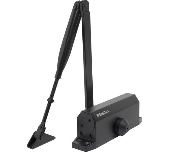 Изображение товара Доводчик дверной БУЛАТ ARCTIC ДД 502/4 A-B (60-120 кг) черный, морозостойкий 15371