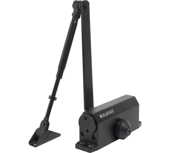 Изображение товара Доводчик дверной БУЛАТ ARCTIC ДД 501/3 A-B (25-85 кг) черный, морозостойкий 15365