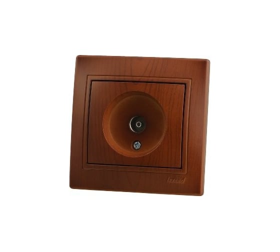 Изображение товара ТВ розетка Lezard MIRA проходная сосна 701-0801-129