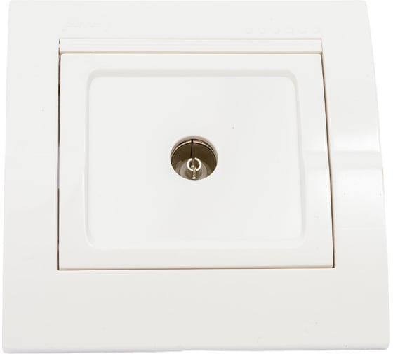 Изображение товара ТВ розетка Lezard DERIY оконечная белый 702-0202-130