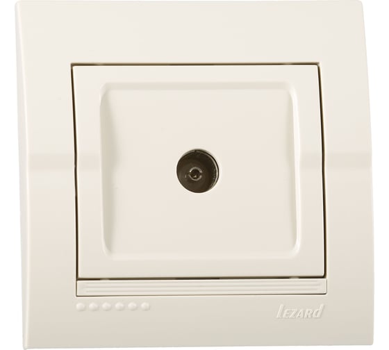 Изображение товара ТВ розетка Lezard DERIY оконечная крем 702-0303-130