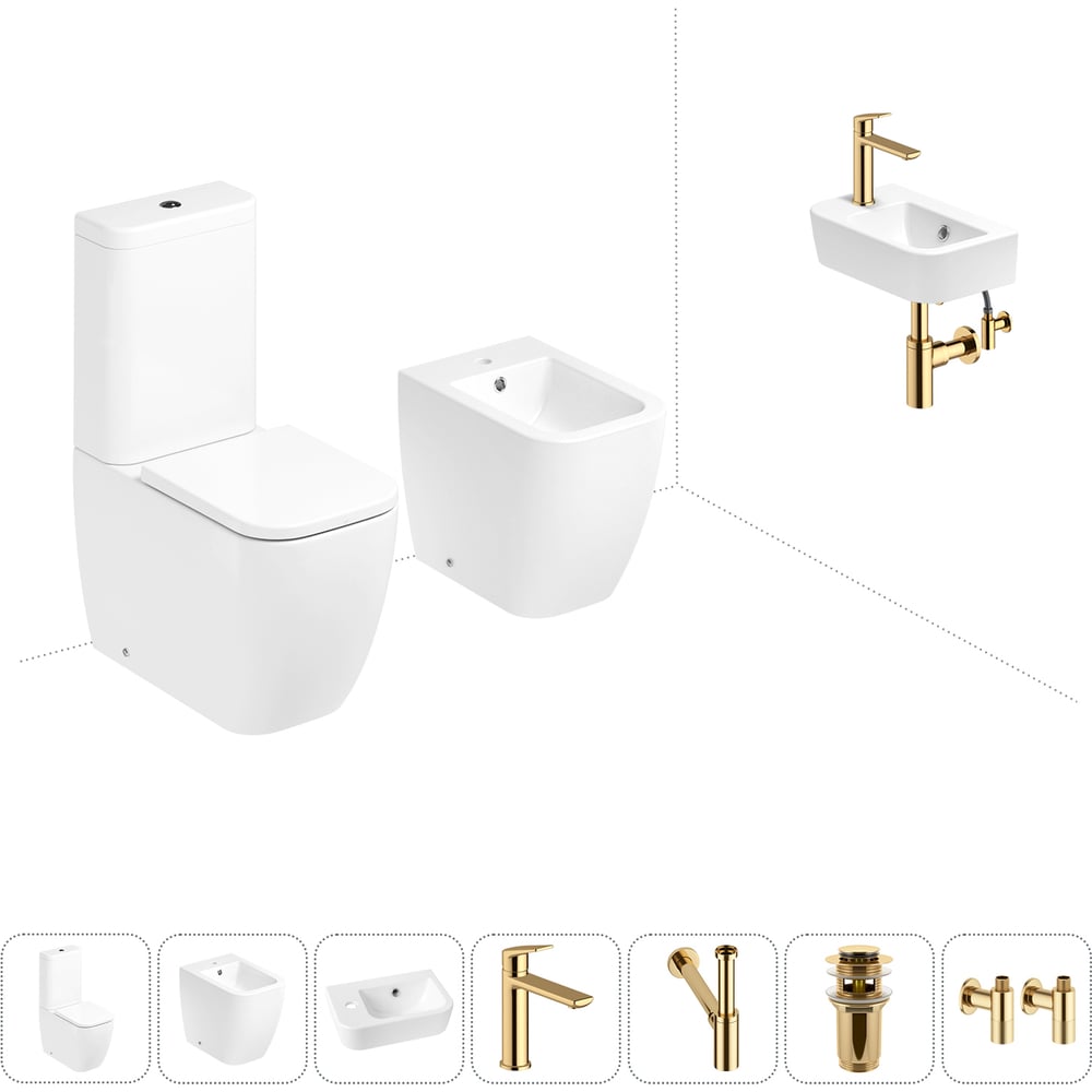 Изображение товара Унитаз-компакт Lavinia Boho One 7 в 1 для туалета с антивсплеском и микролифтом