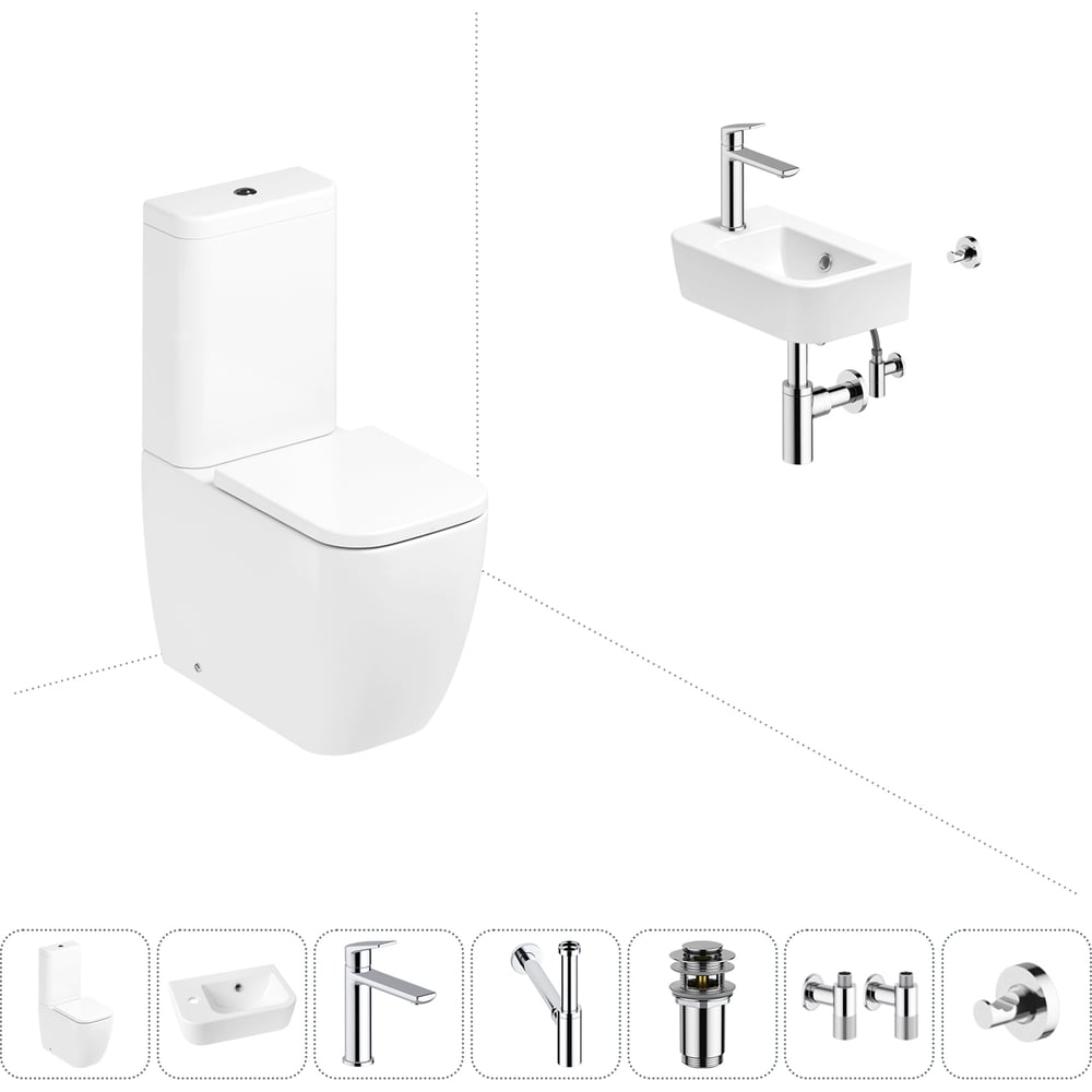 Изображение товара Унитаз-компакт Lavinia Boho One 7 в 1 для туалета