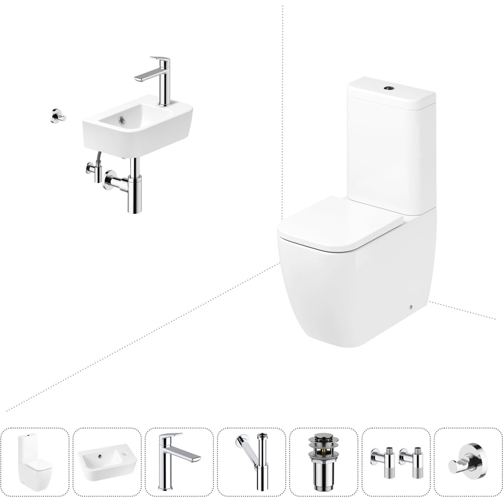 Изображение товара Унитаз-компакт Lavinia Boho One в комплекте 7 в 1 для туалета