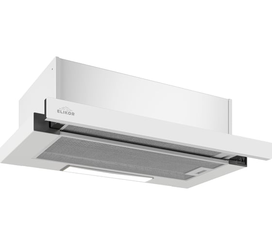 Изображение товара Телескопическая вытяжка ELIKOR Slide 50П-430, белый/белый 211923