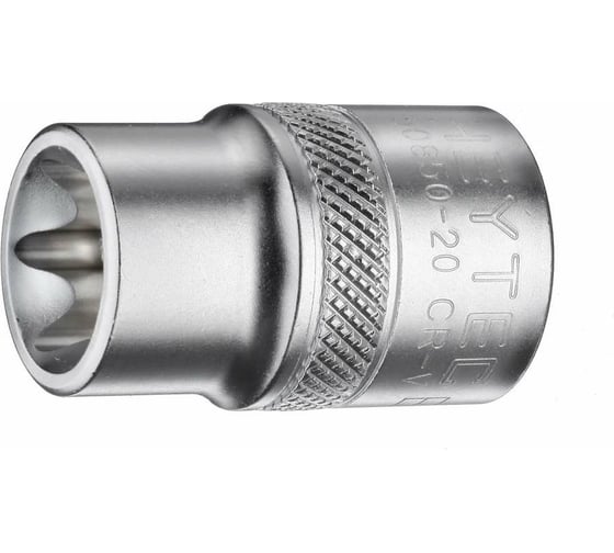 Изображение товара Торцевая  головка HEYTEC 1/2" с вставкой-битой RIBE (Polyive) M10 для ГБЦ двигателей VAG L-62 мм HE-50850340583