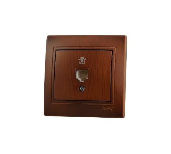 Изображение товара Телефонная розетка Lezard MIRA евро сосна 701-0801-137