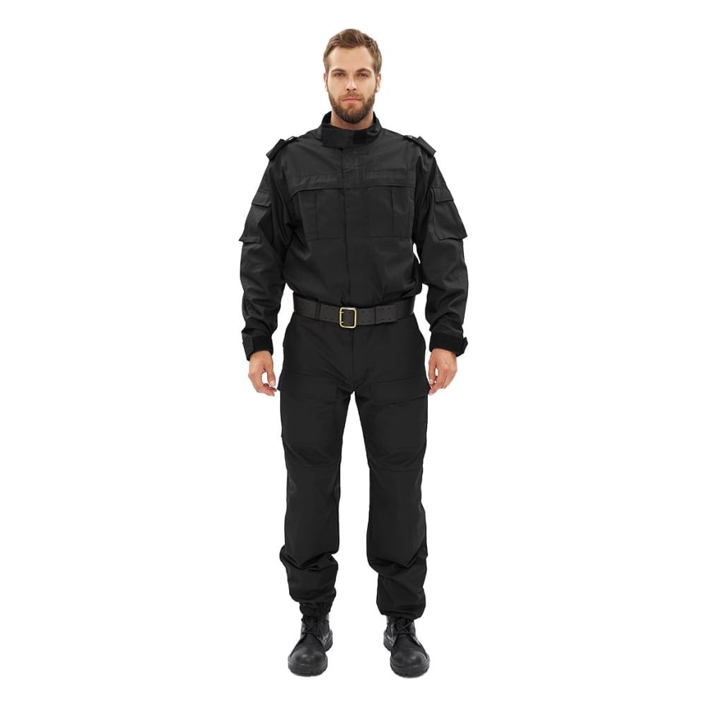 Изображение товара Костюм URSUS СПЕЦНАЗ куртка и брюки черный ткань Рип-Стоп универсальный