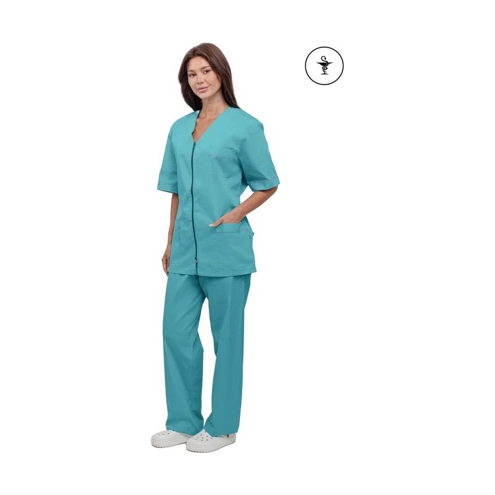 Изображение товара Женский костюм URSUS Глория бирюзовый с сиреневым рост 158-164