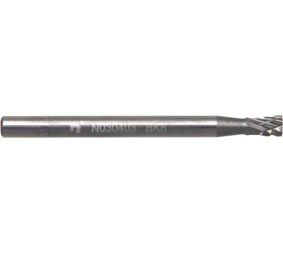 Изображение товара Борфреза твердосплавная цельная двойная насечка N030403 WOLFSTAR cu00092