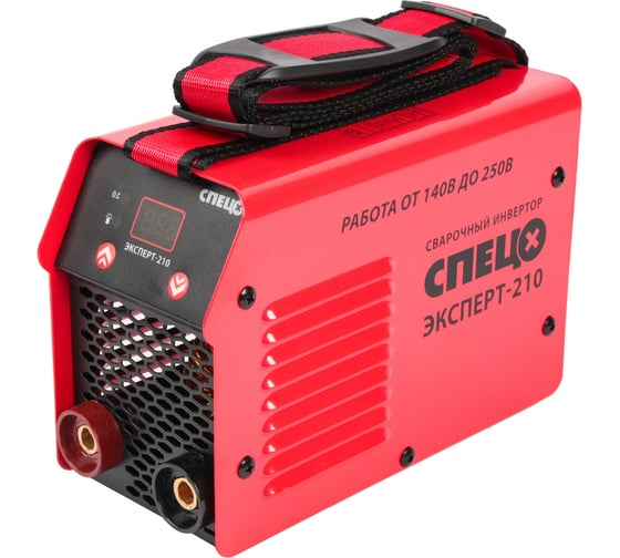 Изображение товара Инвертор сварочный Спец ЭКСПЕРТ-210,дисплей, сенсорное управление, 1*230В, 20-210А,электр.1,6-5мм (акс.в компл.+щиток сварщика+щетка-молоток) СПЕЦ-3473