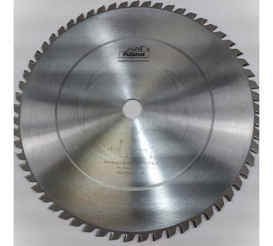 Изображение товара Пила дисковая TCT 305x2.2/1.8x25.4 мм, z60 64 WZ/FA/F Pilana CT00650421