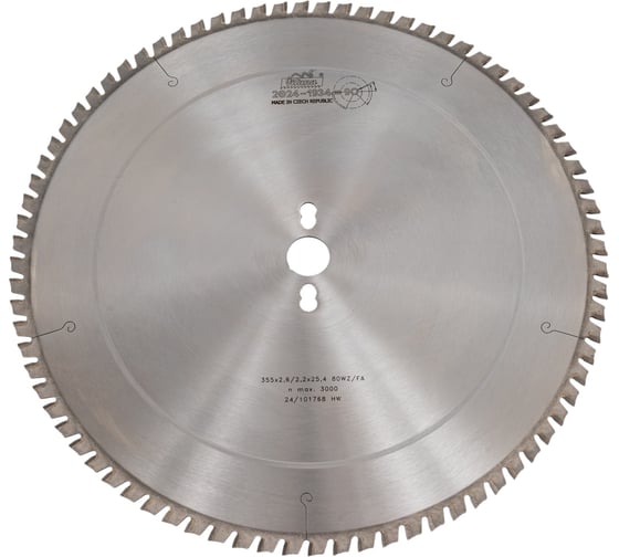 Изображение товара Пила дисковая TCT 355x2.6/2.2x25.4 мм, z80 88 WZ/FA Pilana CT00650157