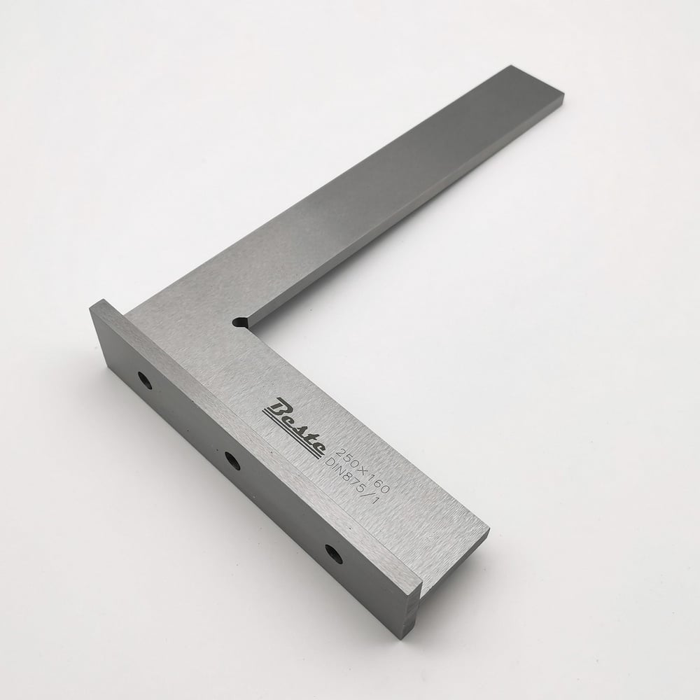 Изображение товара Угольник BESTE УШ-250 250х160 DIN875/1 профессиональный слесарный инструмент